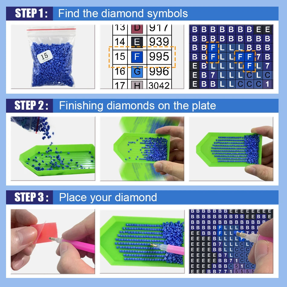 Fantasy Moon Tree Diamond Painting Kit