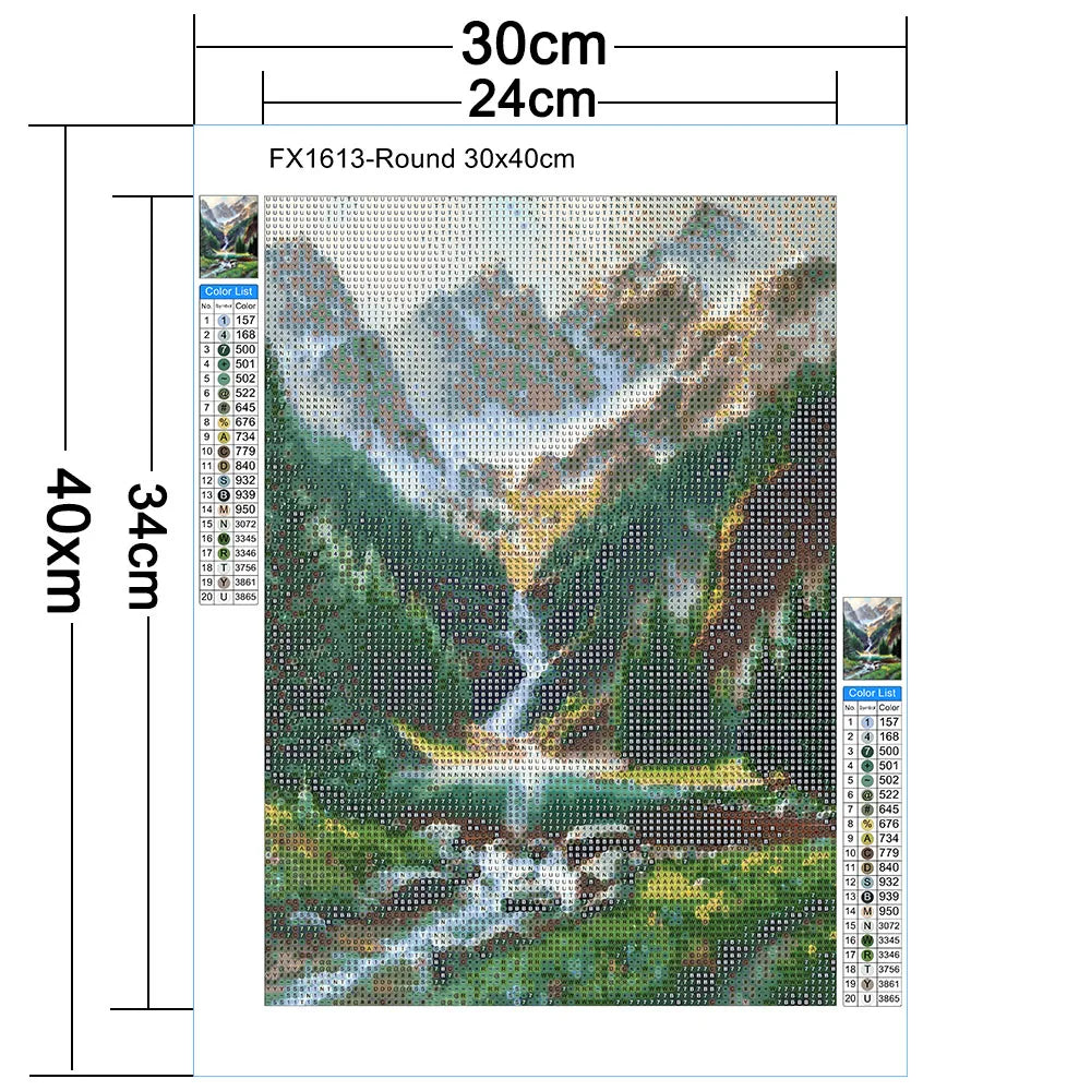 Sunset Landscape Diamond Painting Kit